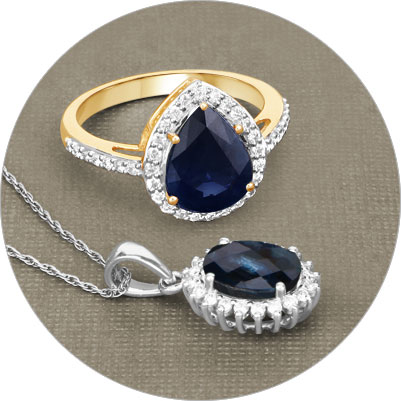 Find Blue Sapphire jewelry at Quintessence Jewelry